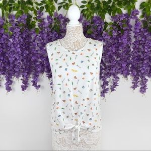 J. Crew Factory NYC Tie-Front Tank